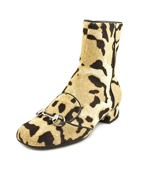 gucci boots leopard print|gucci women's shoes.